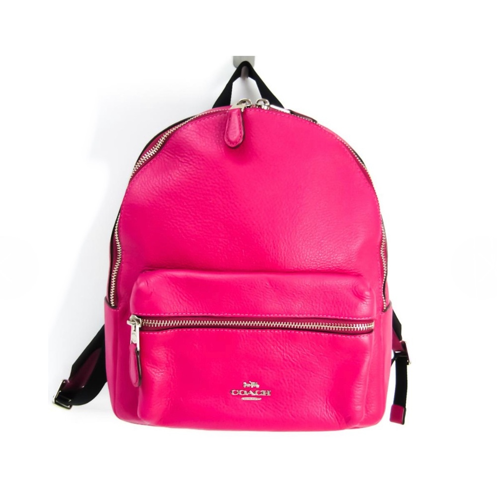 Coach pink backpack